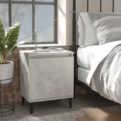 40cm W Manufactured Wood Bedside Table