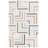 Alekto Hand Tufted Wool/Cotton Abstract Rug in Gray/Ivory-2015106351
