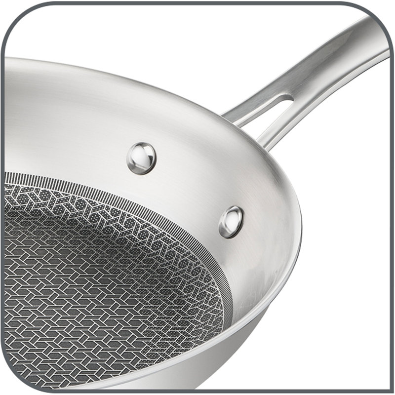 Stainless Steel Non-Stick Skillet