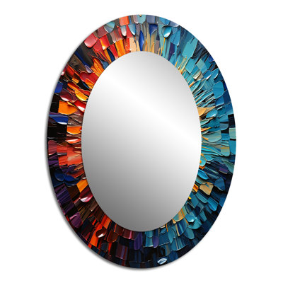 Fashion Wall Mirror, Decorative Metal Accent Mirror - Mandu