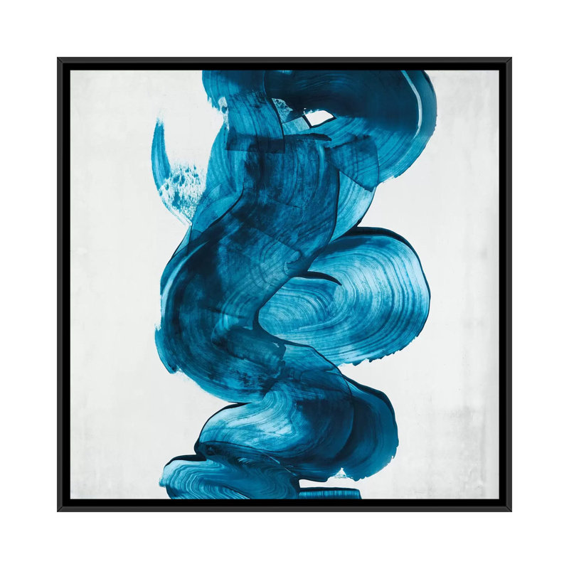 « outside i », impression sur toile, H 18 po x l 18 po x P 1,5 po, Toile avec cadre noir, Pas de tapis