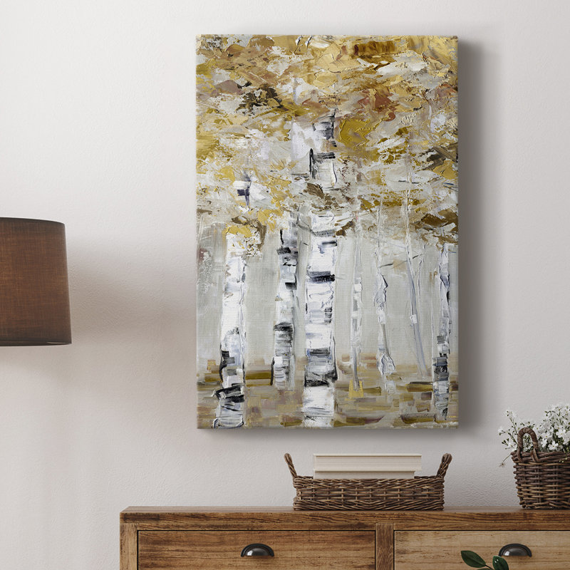 Bouleau neutre I - galerie Cavas, H 18 po x l 12 po