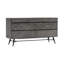 Commode 6 tiroirs Makena en bois d'acacia gris