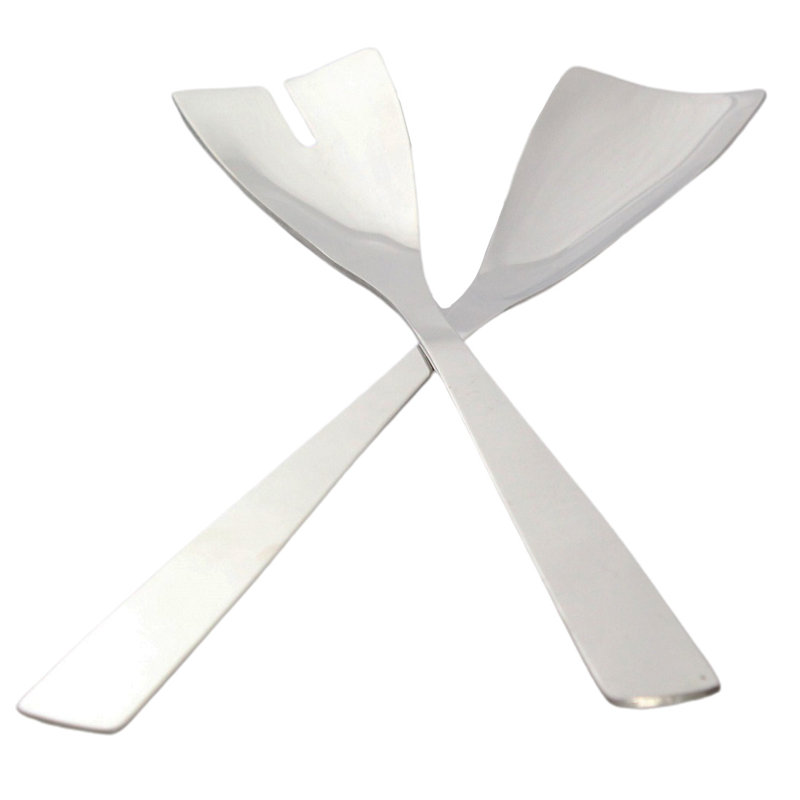 Rundelle Stainless Steel Salad Servers