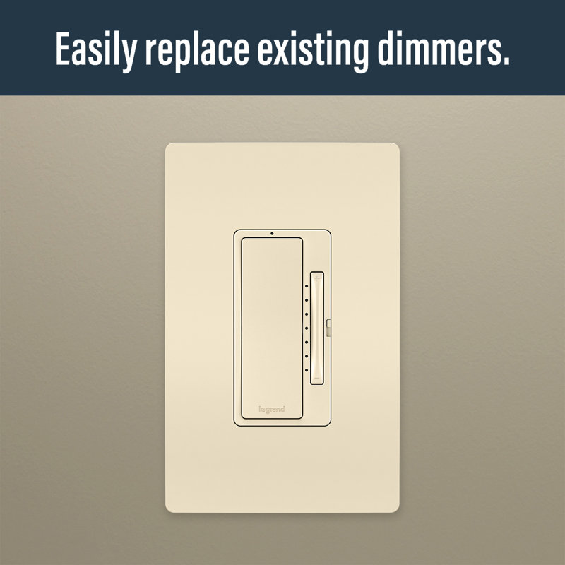 radiant Smart Tru-Universal Dimmer with Netatmo, Light Almond
