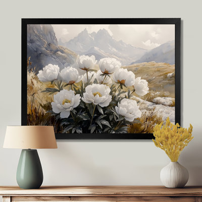Glorietta pivoines dans la vallée rocheuse I - pivoines, art mural