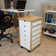Alfie-Thomas 6 Drawer Storage Drawer with Locking Wheels