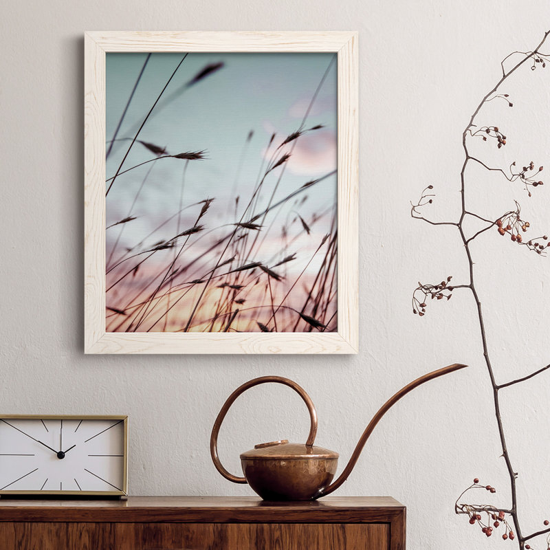 Falls Park Sunset - Photographie de cadre photo sur toile, H 31,5 po x l 23,5 po x P 1,5 po, Blanc
