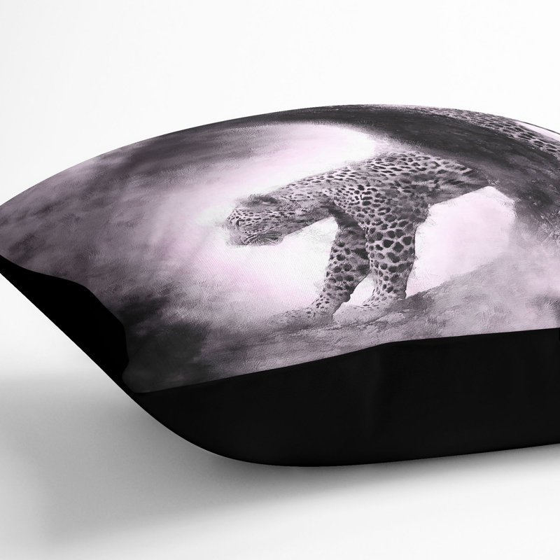 Square Throw Cushion, Black, 40cm H x 40cm W x 15cm D