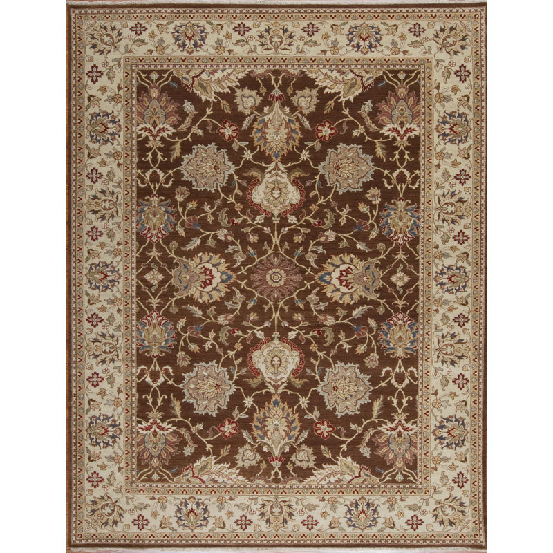 Mahal Hand Knotted Area Rug, Rectangle 10' x 14'