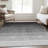Premium Machine Washable Prisco Black Rug-1497108453