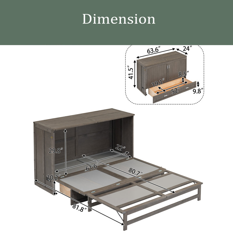 Gwendolene Murphy Storage Bed
