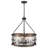 6 - Light 18.9'' Dimmable Modern Drum Candle   Chandelier With Glass Shape-813191127