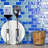 Landscape 1 in. x 2 in. Translucent Glass Plastic Face Mounted Brick Mosaic Designer Pool Tile
