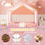 Lit sur pied avec auvent, cadre de lit double, cadre de lit pour tout-petit en forme de maison, lit double pour enfant-1550069149-1550069151