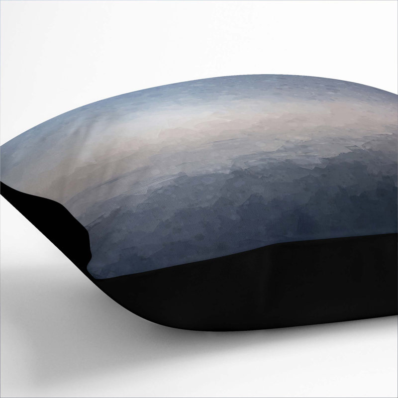 Square Throw Cushion, Black, 40cm H x 40c m W x 15cm D