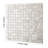 11.8" x 11.8" Seashell Mosaic Square Tile,Pack of 10-36950994