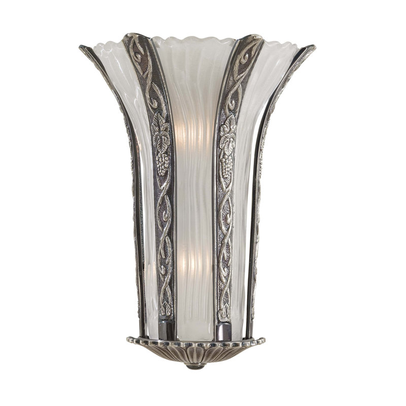 Plafonnier encastré 2 lumières, Laiton