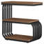 Table de chevet à 3 niveaux avec rangement, table de chevet en C de 25,59 po pour la chambre à coucher-123245299-120876589