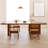 Brown Rectangular Solid Wood Dining Table-2066287220