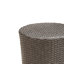 Table d'appoint Wicker Weave Barrel, meuble décoratif d'extérieur durable et élégant sans assemblage requis