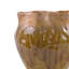 Jardinière décorative Ashly avec rebord festonné, céramique texturée jaune 8 pouces-130990674-130990675