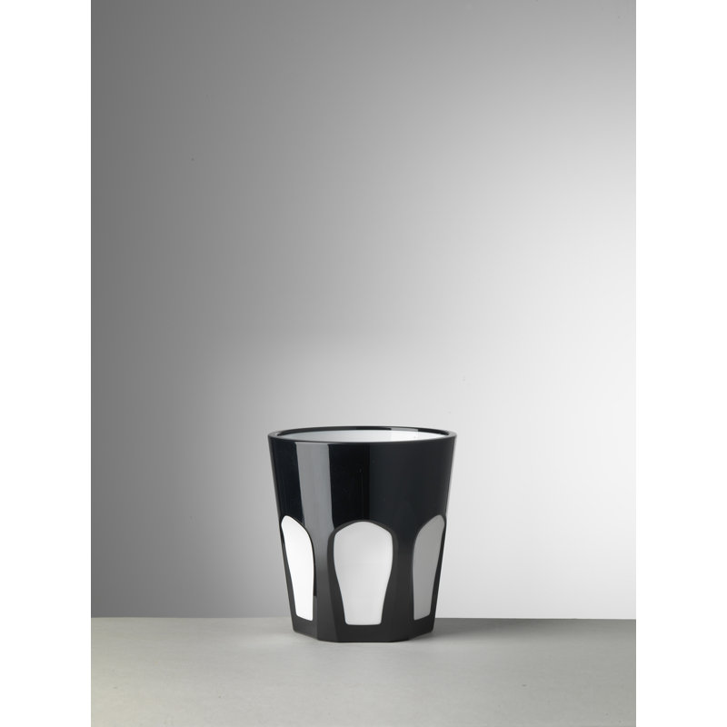Gulli Drinking Glass, Black/White