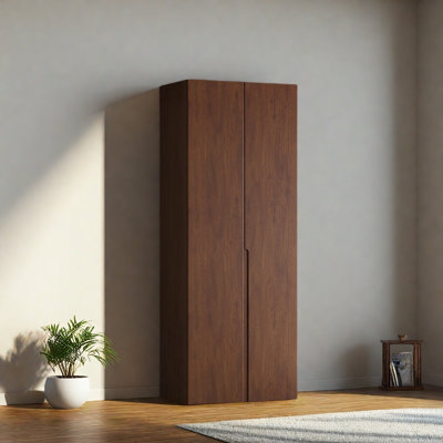 Simple Modern Walnut Wardrobe