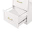 Bureau d'ordinateur moderne de style champêtre avec étagère-1873593227