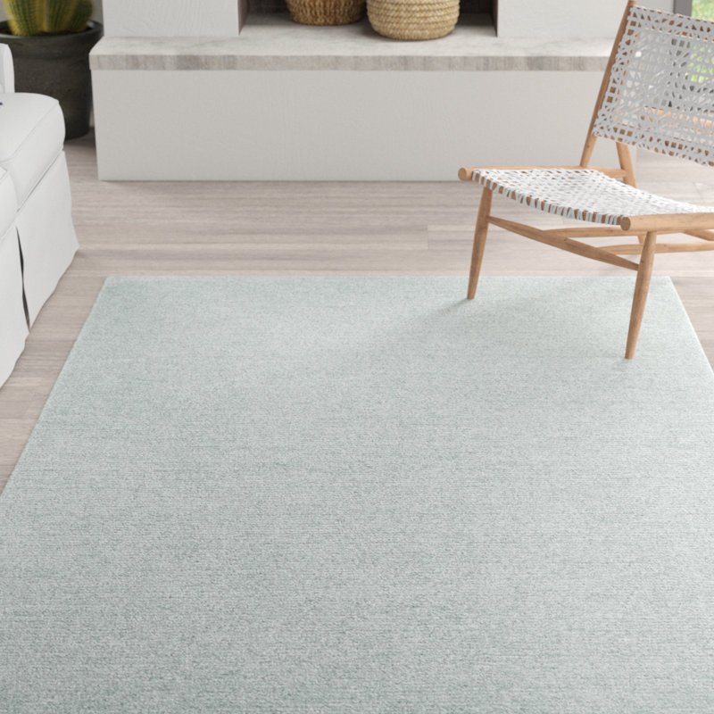 Cloud Tufted Light Blue Rug, Rectangle 200 x 290cm