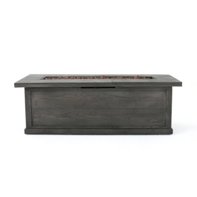 56" 50,000 BTU Rectangular Outdoor Propane Fire Pit For Patio Large Gatherings & Backyard Meals