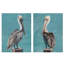 « pelican perchoir i », ensemble de 2 reproductions d’art sur toiles non encadrées-1805049054