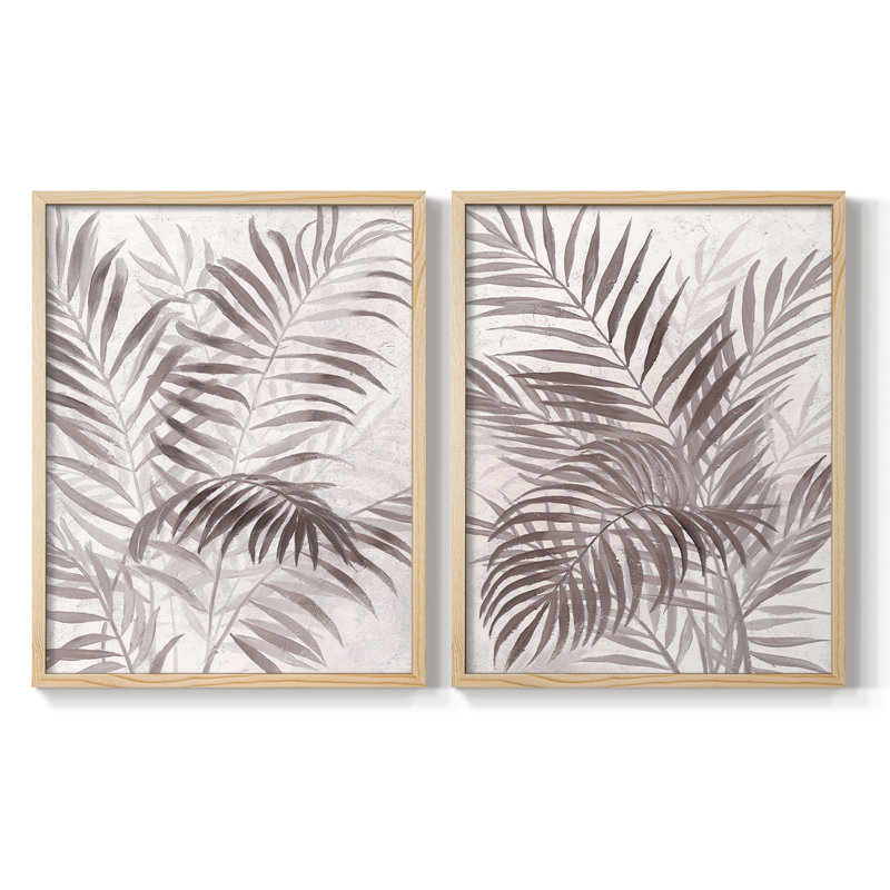 Impression sur toile I-Premium Inversed Island Palms - prête à être accrochée - aucun clou requis - aucun clou requis