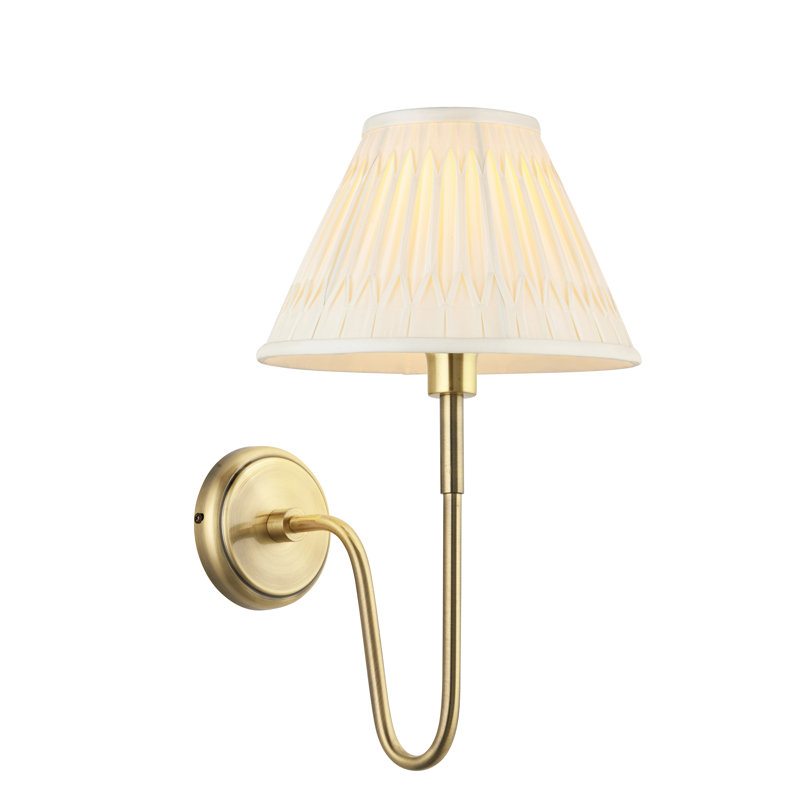 Jelisha Armed Sconce, Antique Brass