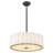 5 - Light 19.69''  Fabric Pleated Drum Chandelier-181783366