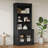 83.4" Tall Modern Bookcase - Glass Door Storage Cabinet with Drawer & Open Shelves for Living Room/Home Office-947059684