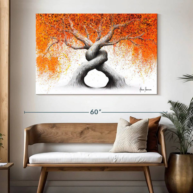 Harnek Twisting Love Trees, 34" H x 51" W