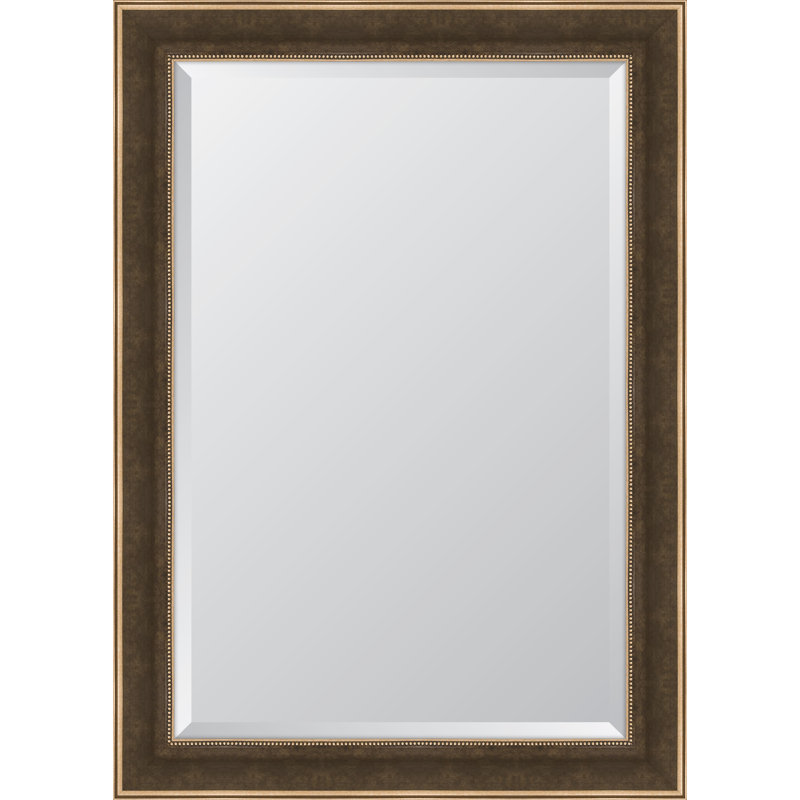 Miroir mural à structure en résine napa à billes, H 42,5 po x l 30,5 po, Anthracite