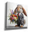 «Formal Bunny With Flowers» par Rey Klimt, art mural sur toile-628997245