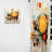 Cadey Yellow And Black Radiant Geometry Collage III - Modern Curtain - Velvet Room Darkening - 1 panel-1209921213