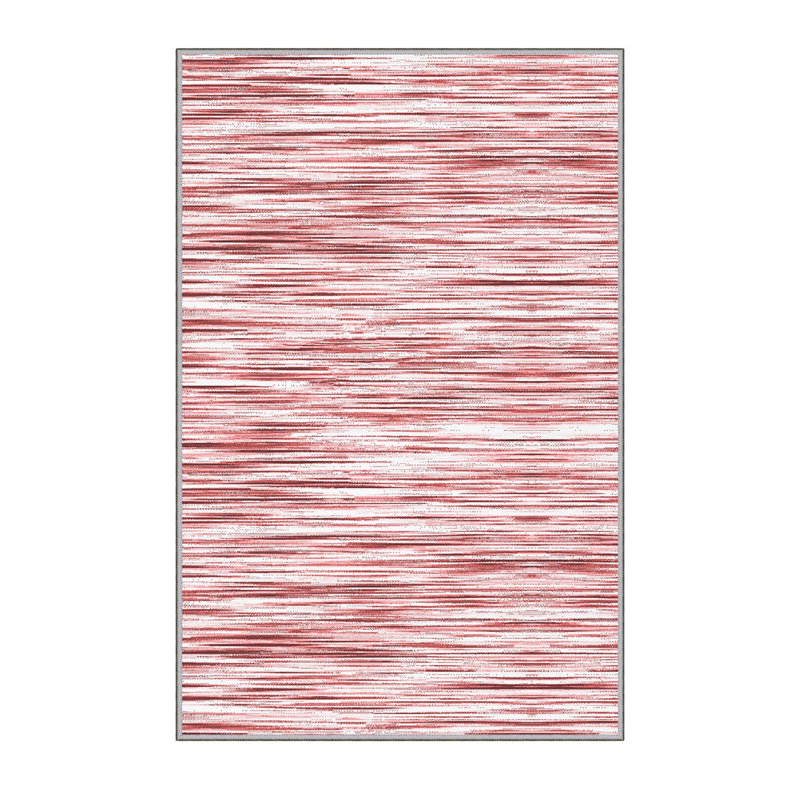 Stylish Hall Carpet 2.6 x 4.9 Feet, 100% Polyester with 8 mm Pile Height | Antibacterial, Non-Slip PVC Felt Dot Underside | Machine Washable, 3D Digital Printing | Perfect for Home Entryways & Living Spaces