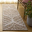 Ikat Handmade Tufted Wool Ivory / Brown Area Rug-1598649899
