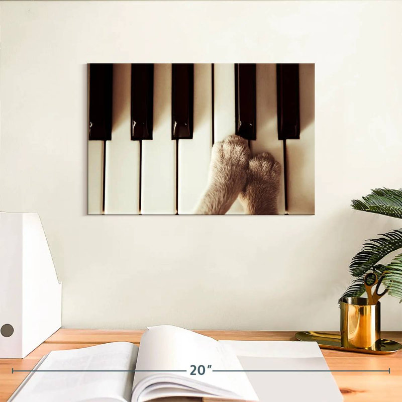 Pattes Abarca au piano, H 8 po x l 12 po