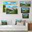 «Beautiful Spring River in Mountain II», reproduction d'art sur toile-255477919-255477918