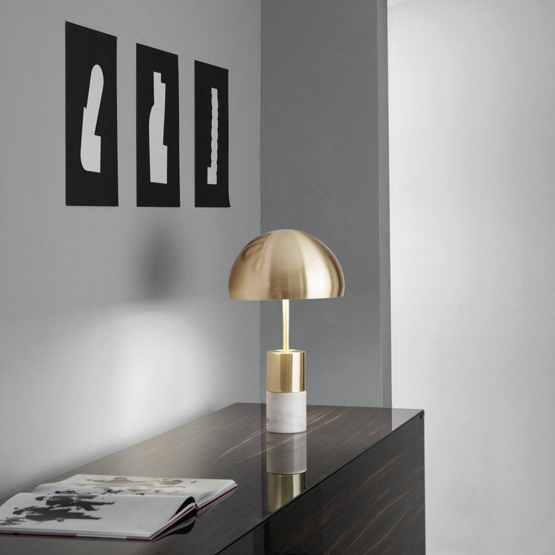 Aureliu Metal Desk Lamp, Gold