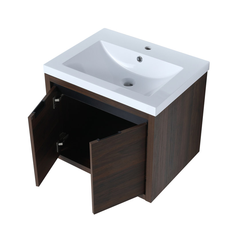 Bathroom Cabinet With Sink, California Walnut