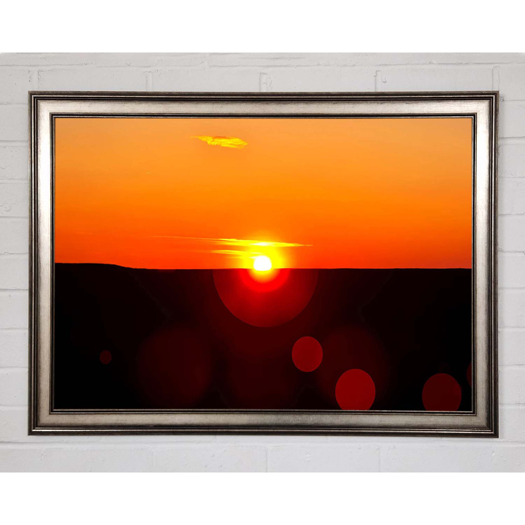 Sunset Sparkle - Einzelner Bilderrahmen Kunstdrucke