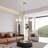 6-light Dimmable Sputnik Chandelier