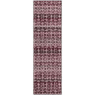 Premium Machine Washable Elize AMF1419 Stripes Rug
