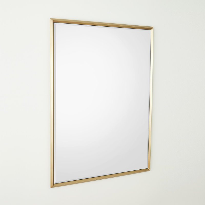 Rectangle Stainless Steel Mirror, 48" x 36"
